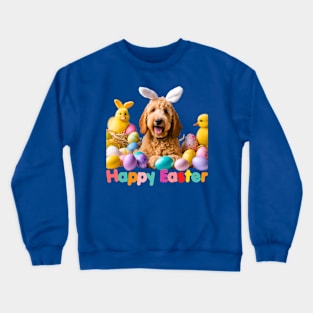 Here Comes the Easter Goldendoodle! Crewneck Sweatshirt